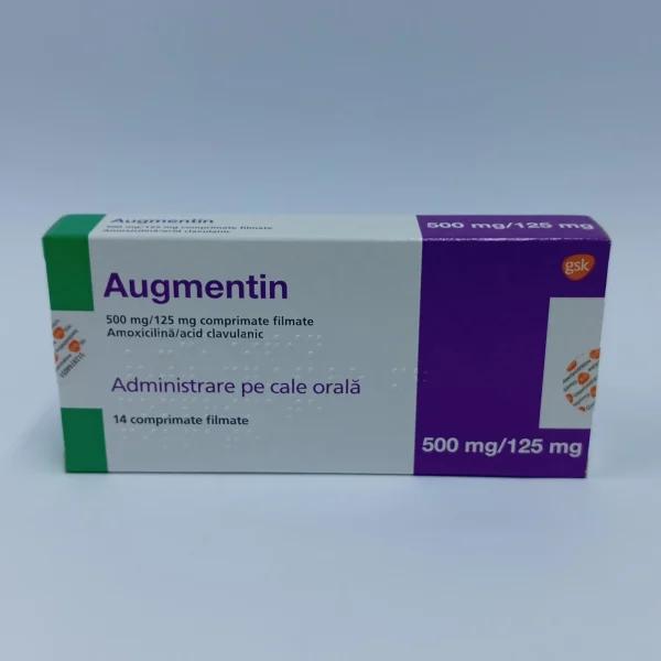 Augmentin 500 mg / 125 mg, 14 comprimate filmate (GSK)