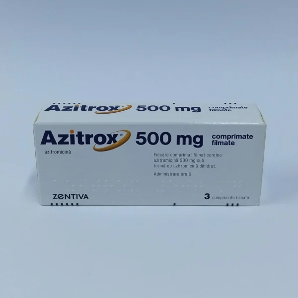 Azitrox 500mg, 3cpr film (Zentiva)